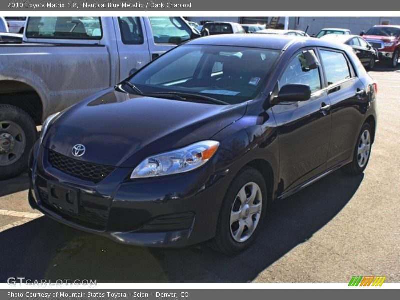 Nautical Blue Metallic / Dark Charcoal 2010 Toyota Matrix 1.8