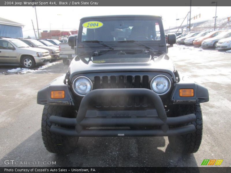 Black / Dark Slate Gray 2004 Jeep Wrangler Sport 4x4