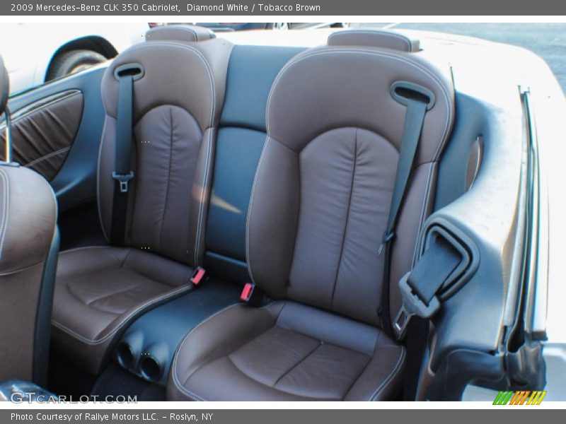 Rear Seat of 2009 CLK 350 Cabriolet