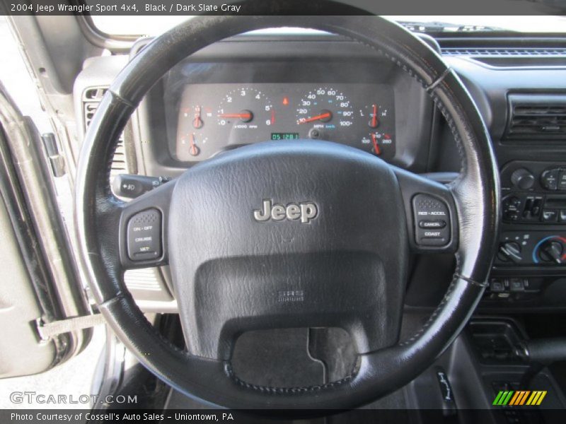 Black / Dark Slate Gray 2004 Jeep Wrangler Sport 4x4