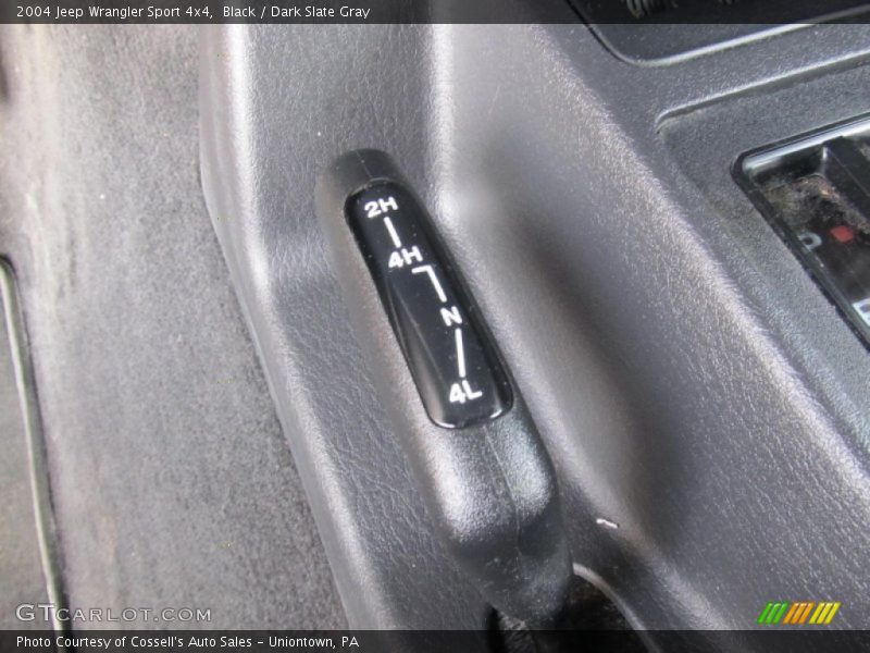 Black / Dark Slate Gray 2004 Jeep Wrangler Sport 4x4