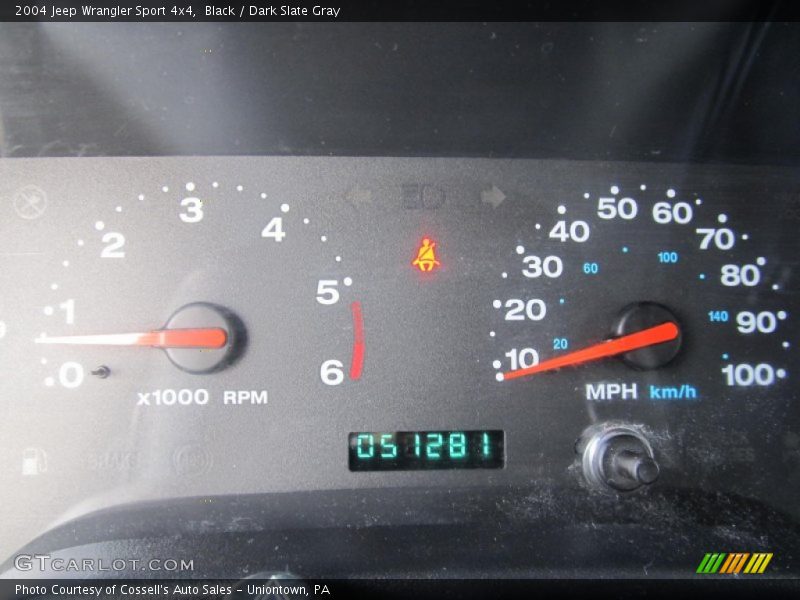 Black / Dark Slate Gray 2004 Jeep Wrangler Sport 4x4