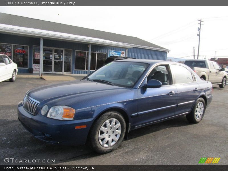 Imperial Blue / Gray 2003 Kia Optima LX