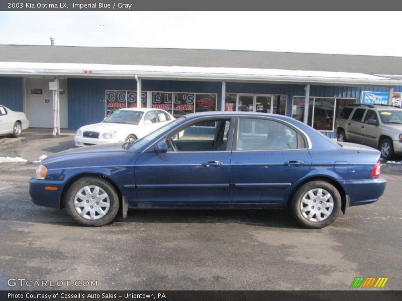 Imperial Blue / Gray 2003 Kia Optima LX