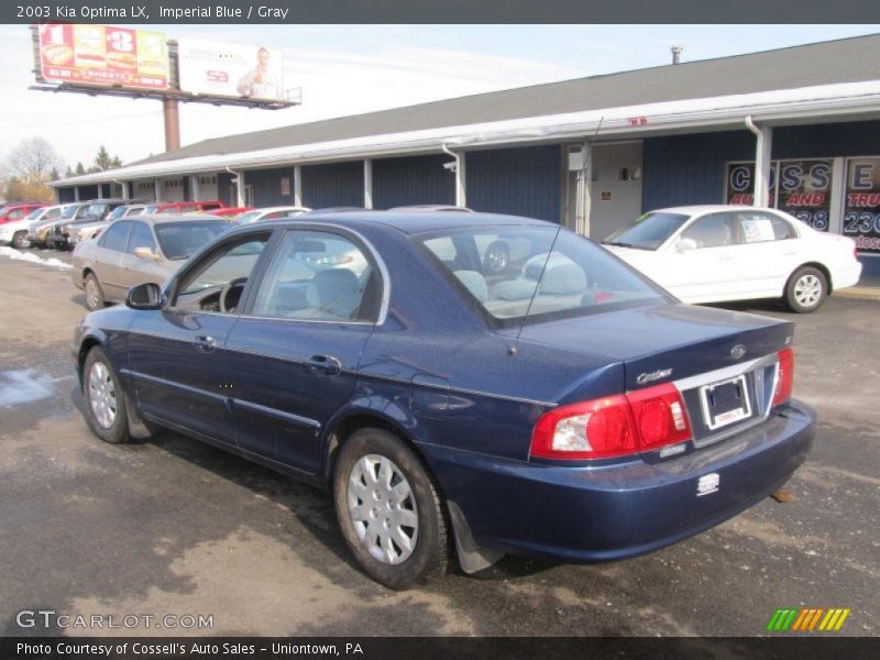 Imperial Blue / Gray 2003 Kia Optima LX