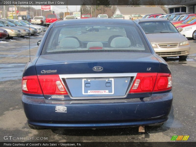 Imperial Blue / Gray 2003 Kia Optima LX