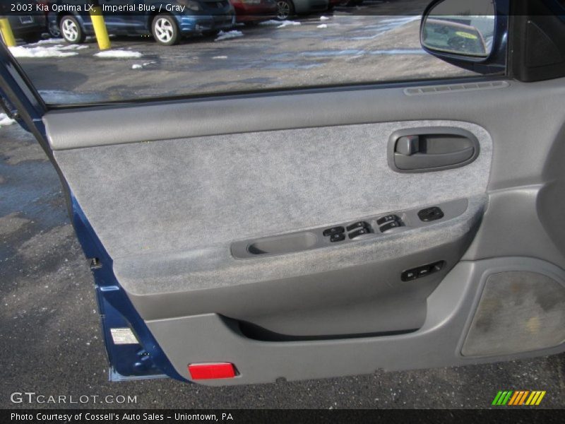 Imperial Blue / Gray 2003 Kia Optima LX