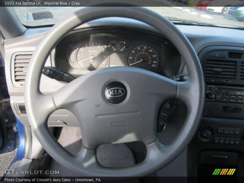 Imperial Blue / Gray 2003 Kia Optima LX