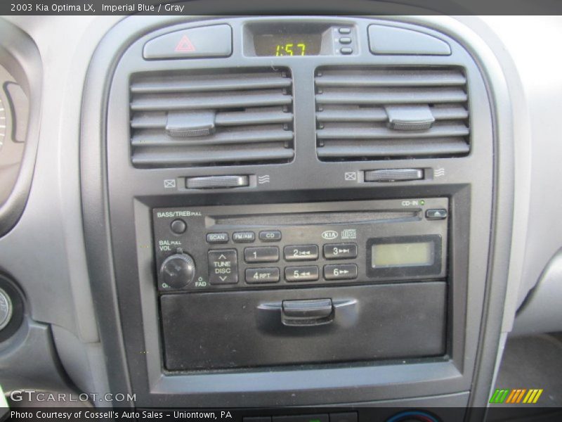 Imperial Blue / Gray 2003 Kia Optima LX