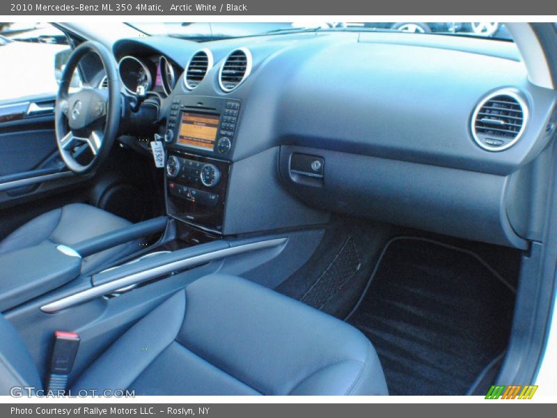 Arctic White / Black 2010 Mercedes-Benz ML 350 4Matic