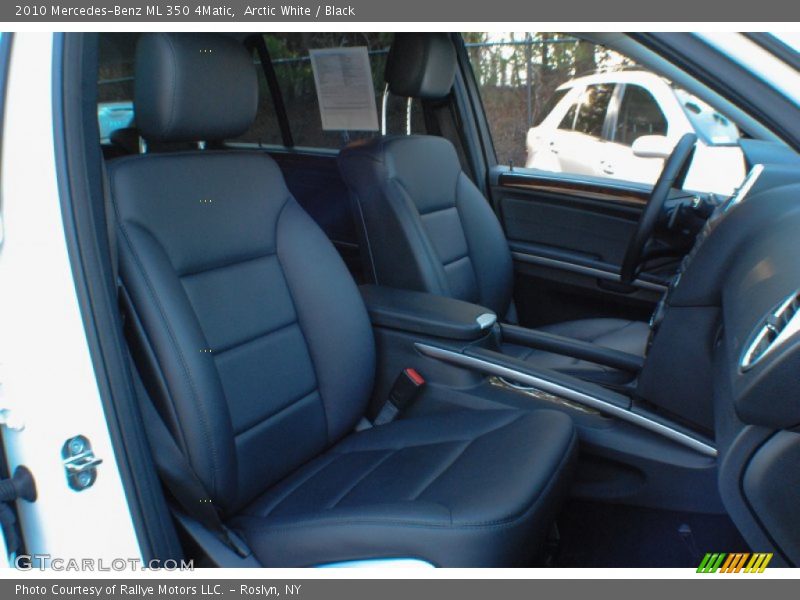 Front Seat of 2010 ML 350 4Matic