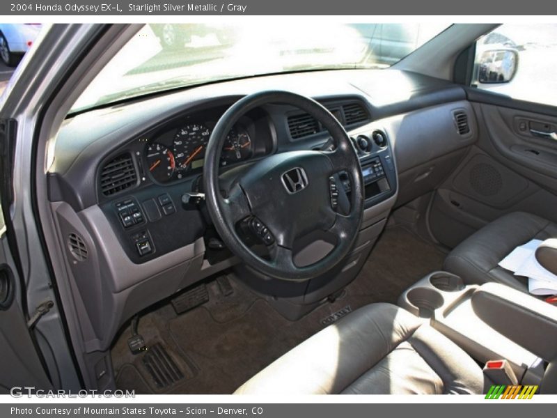 Starlight Silver Metallic / Gray 2004 Honda Odyssey EX-L