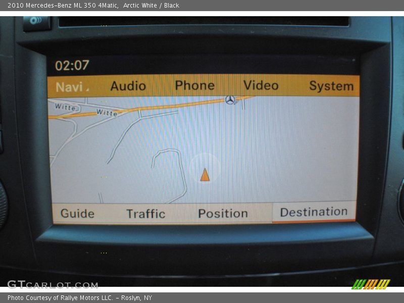 Arctic White / Black 2010 Mercedes-Benz ML 350 4Matic