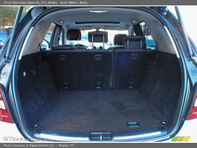 Arctic White / Black 2010 Mercedes-Benz ML 350 4Matic
