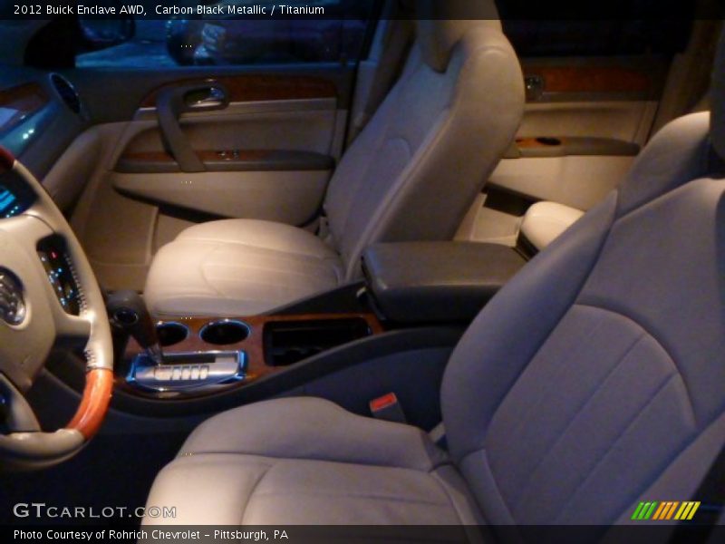 Carbon Black Metallic / Titanium 2012 Buick Enclave AWD