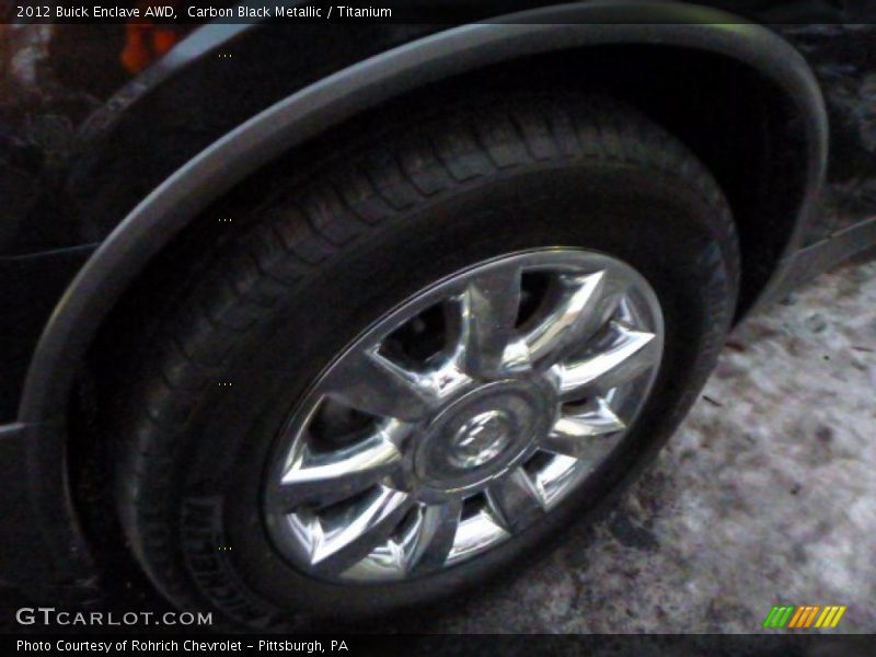 Carbon Black Metallic / Titanium 2012 Buick Enclave AWD