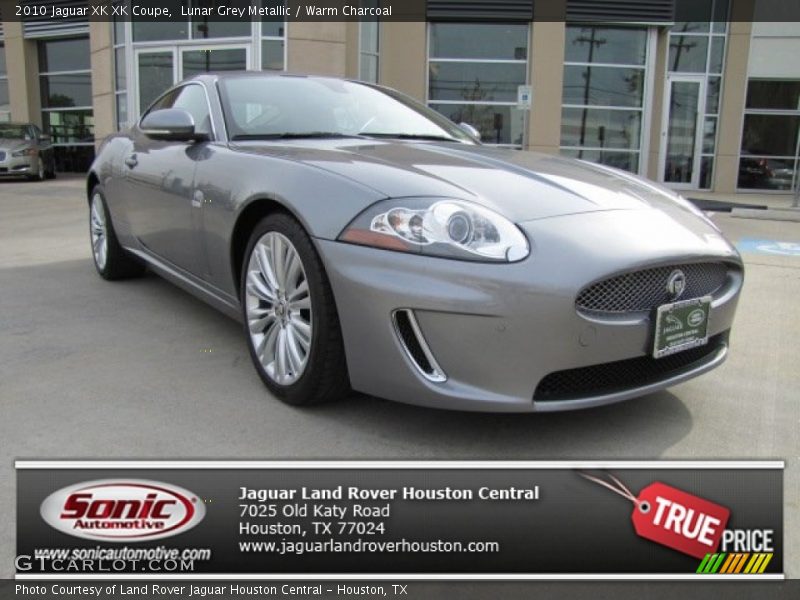 Lunar Grey Metallic / Warm Charcoal 2010 Jaguar XK XK Coupe