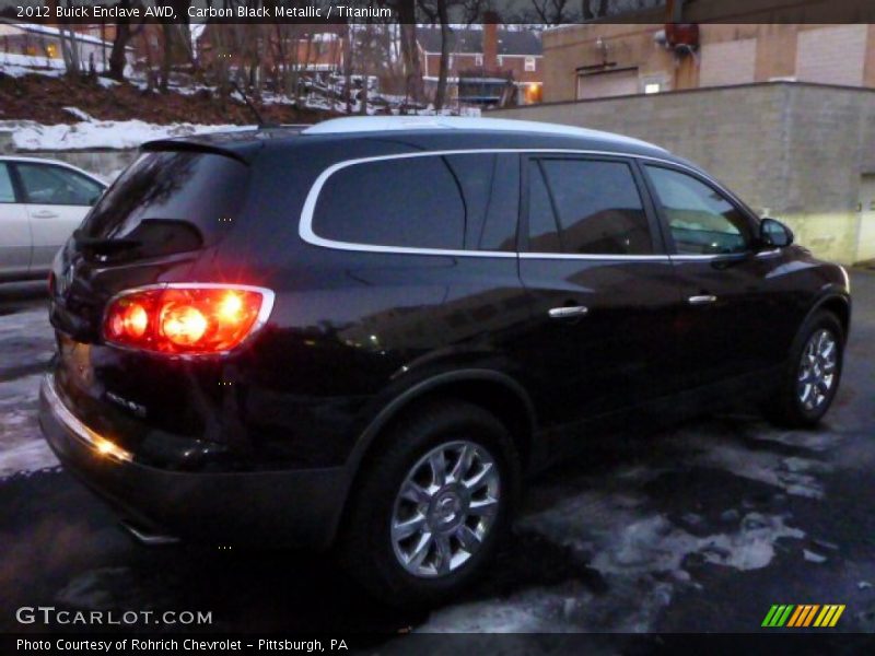 Carbon Black Metallic / Titanium 2012 Buick Enclave AWD