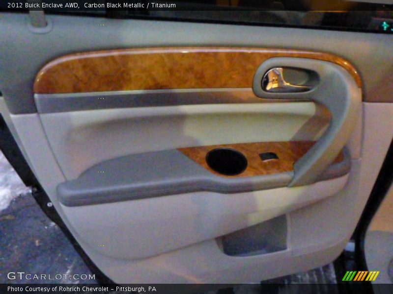 Carbon Black Metallic / Titanium 2012 Buick Enclave AWD