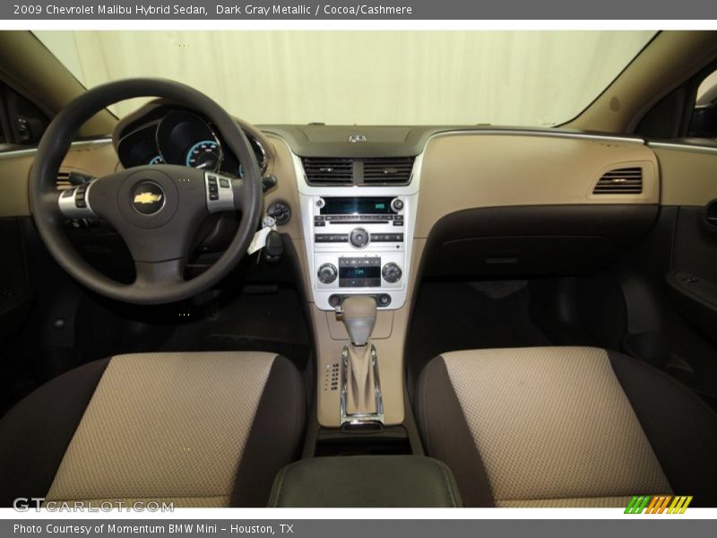 Dashboard of 2009 Malibu Hybrid Sedan