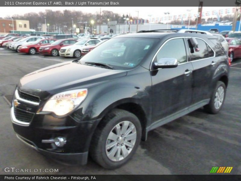 Black / Light Titanium/Jet Black 2011 Chevrolet Equinox LT AWD