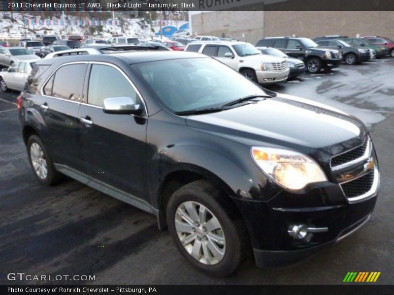 Black / Light Titanium/Jet Black 2011 Chevrolet Equinox LT AWD