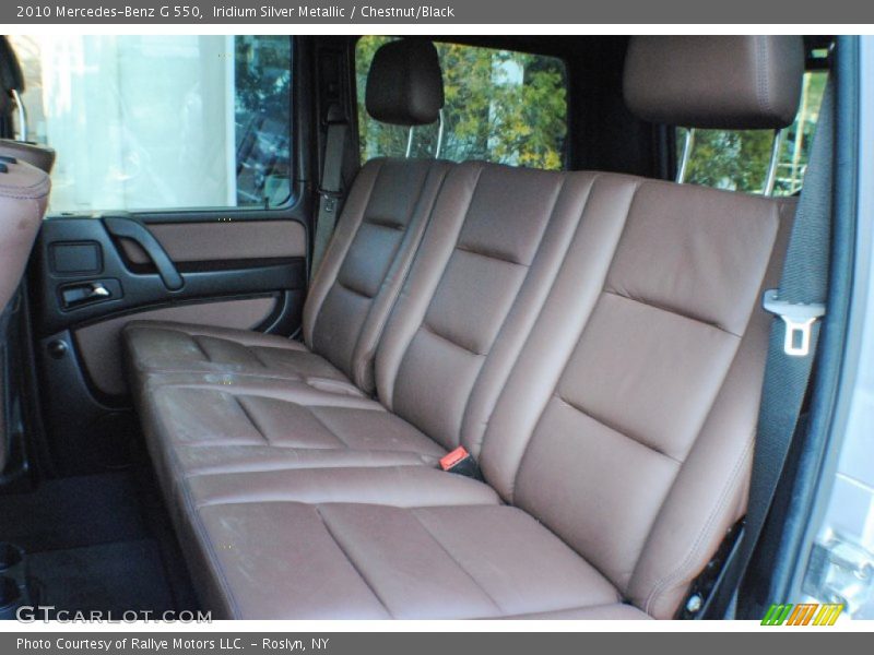 Rear Seat of 2010 G 550