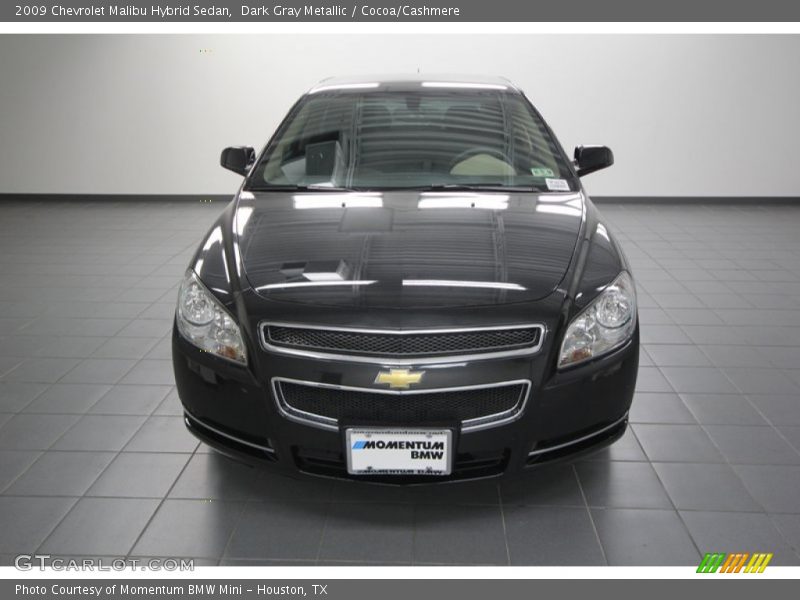 Dark Gray Metallic / Cocoa/Cashmere 2009 Chevrolet Malibu Hybrid Sedan