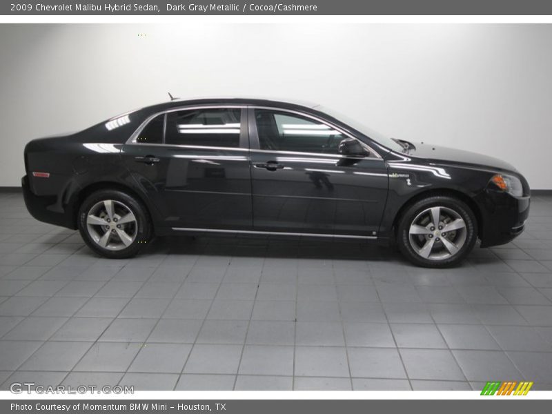 Dark Gray Metallic / Cocoa/Cashmere 2009 Chevrolet Malibu Hybrid Sedan