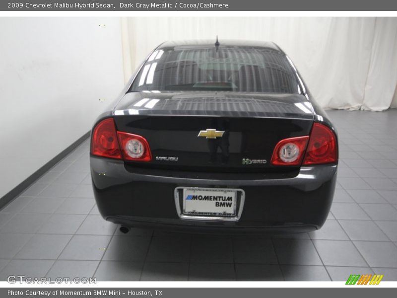Dark Gray Metallic / Cocoa/Cashmere 2009 Chevrolet Malibu Hybrid Sedan