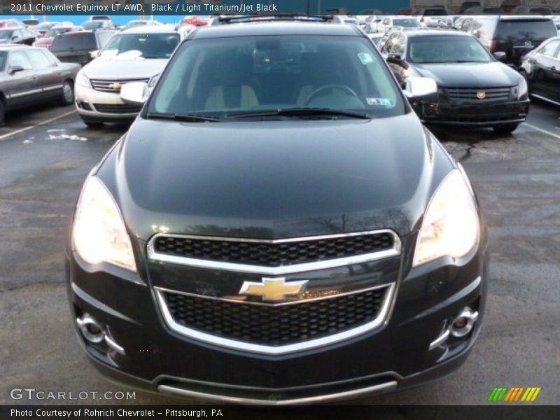 Black / Light Titanium/Jet Black 2011 Chevrolet Equinox LT AWD