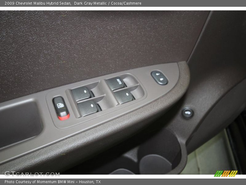 Dark Gray Metallic / Cocoa/Cashmere 2009 Chevrolet Malibu Hybrid Sedan