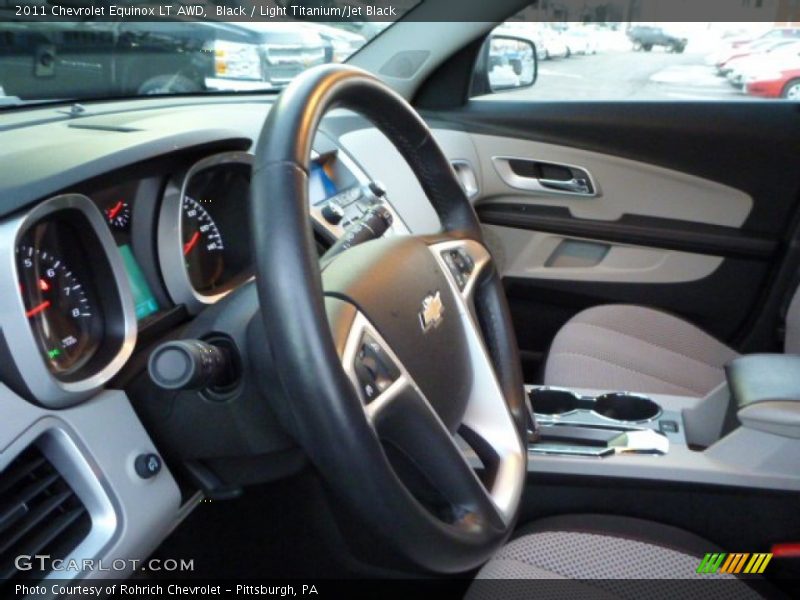 Black / Light Titanium/Jet Black 2011 Chevrolet Equinox LT AWD
