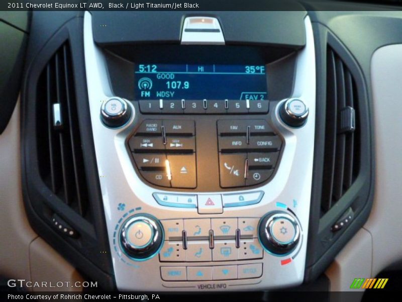 Black / Light Titanium/Jet Black 2011 Chevrolet Equinox LT AWD