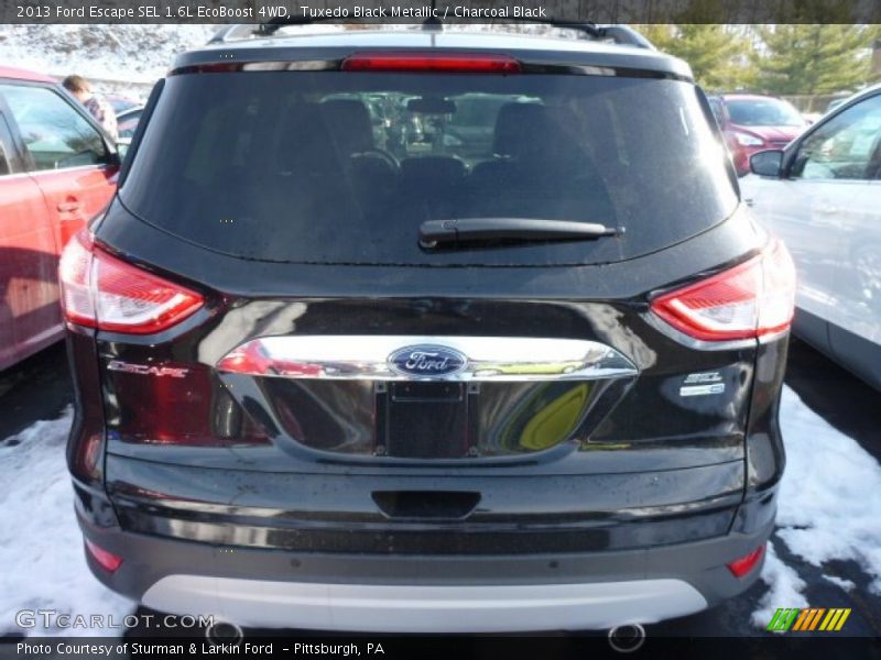 Tuxedo Black Metallic / Charcoal Black 2013 Ford Escape SEL 1.6L EcoBoost 4WD