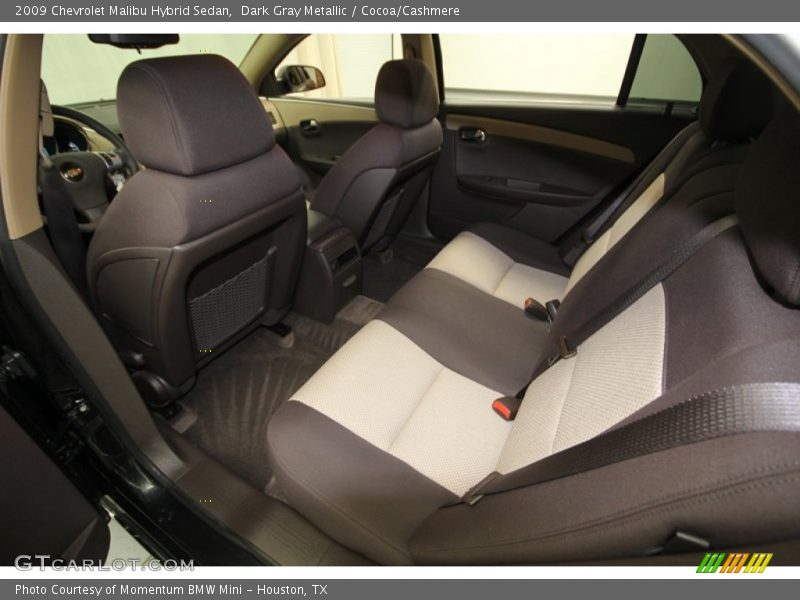 Dark Gray Metallic / Cocoa/Cashmere 2009 Chevrolet Malibu Hybrid Sedan