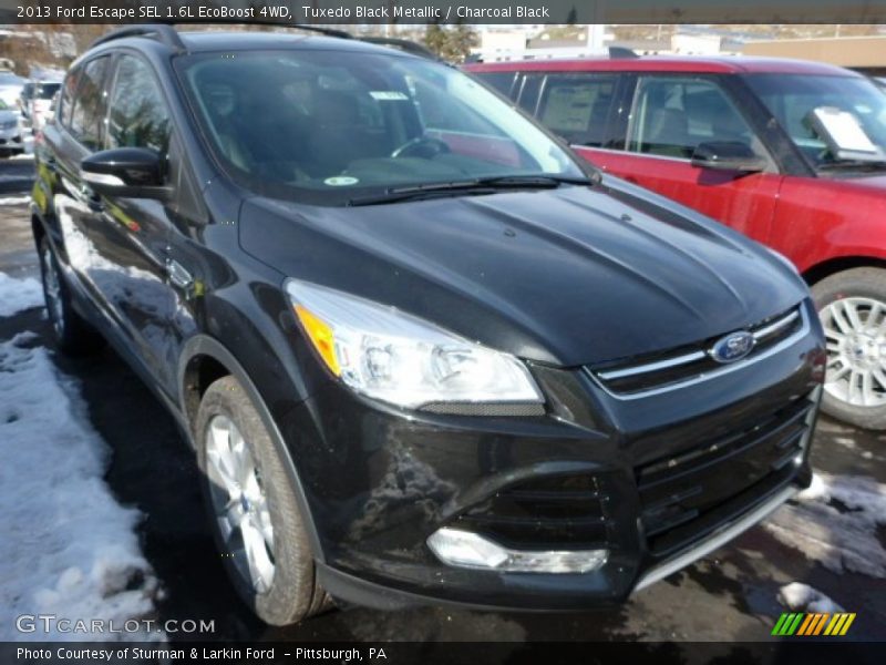 Tuxedo Black Metallic / Charcoal Black 2013 Ford Escape SEL 1.6L EcoBoost 4WD