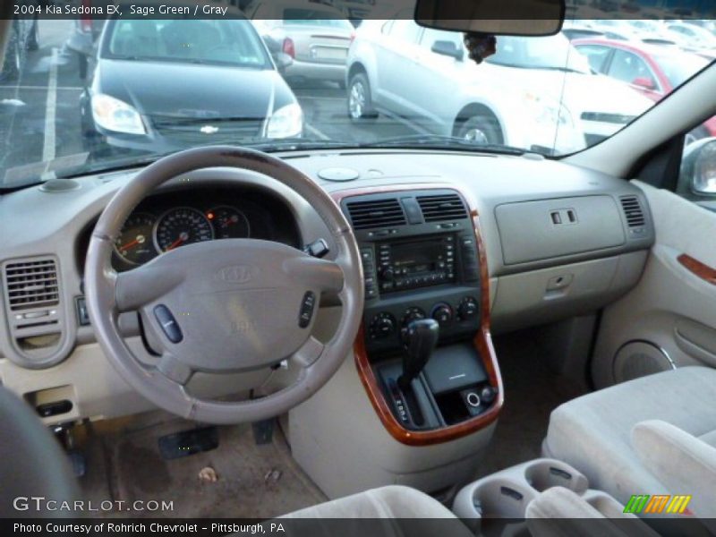 Sage Green / Gray 2004 Kia Sedona EX