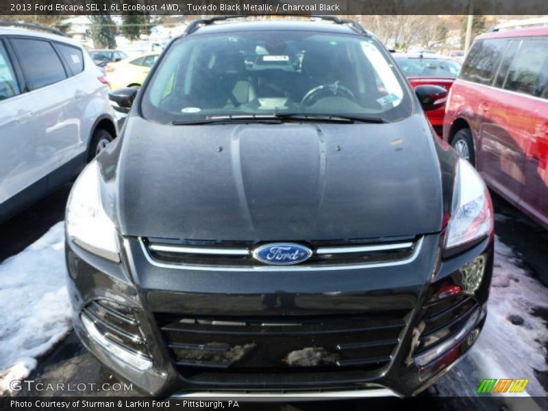 Tuxedo Black Metallic / Charcoal Black 2013 Ford Escape SEL 1.6L EcoBoost 4WD