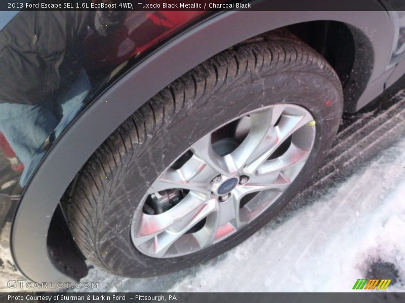 Tuxedo Black Metallic / Charcoal Black 2013 Ford Escape SEL 1.6L EcoBoost 4WD