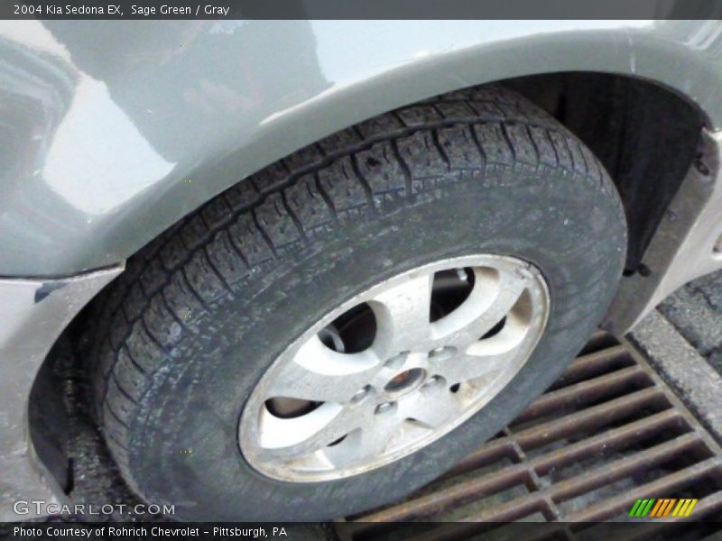 Sage Green / Gray 2004 Kia Sedona EX