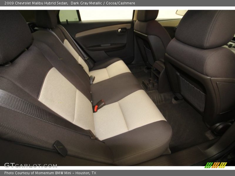 Dark Gray Metallic / Cocoa/Cashmere 2009 Chevrolet Malibu Hybrid Sedan