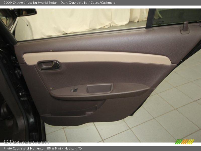 Dark Gray Metallic / Cocoa/Cashmere 2009 Chevrolet Malibu Hybrid Sedan