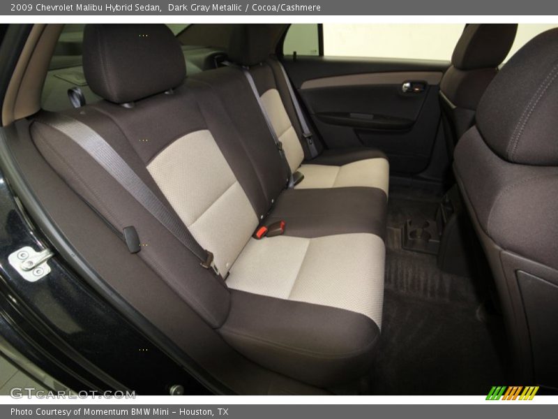Dark Gray Metallic / Cocoa/Cashmere 2009 Chevrolet Malibu Hybrid Sedan