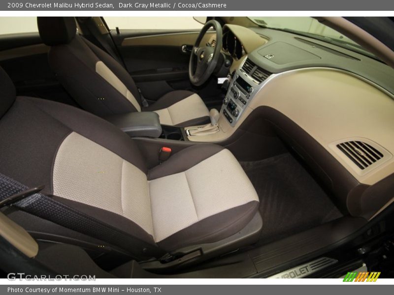 Dark Gray Metallic / Cocoa/Cashmere 2009 Chevrolet Malibu Hybrid Sedan