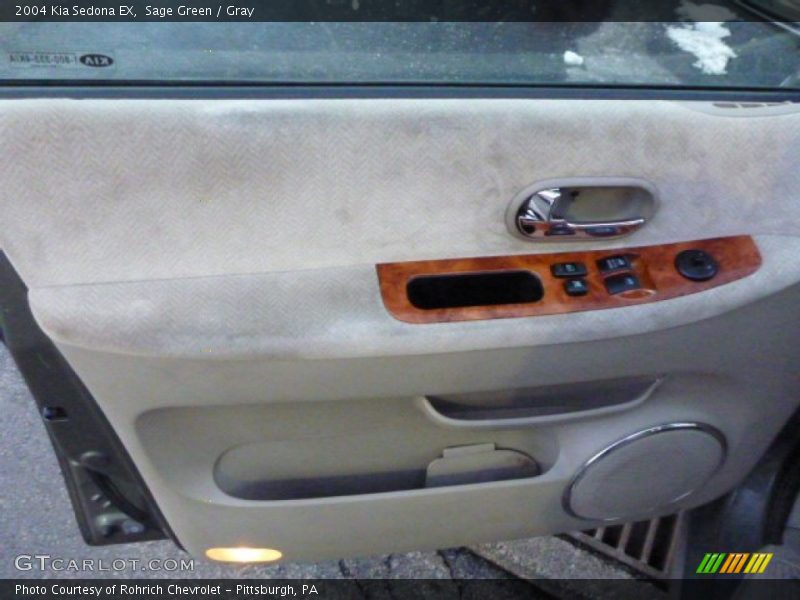 Sage Green / Gray 2004 Kia Sedona EX