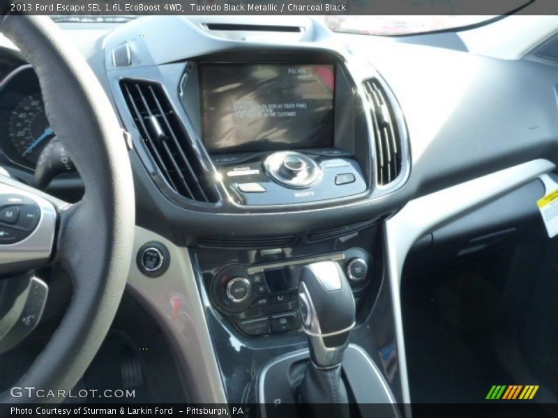 Tuxedo Black Metallic / Charcoal Black 2013 Ford Escape SEL 1.6L EcoBoost 4WD
