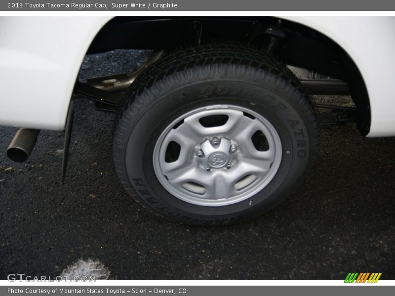 Super White / Graphite 2013 Toyota Tacoma Regular Cab