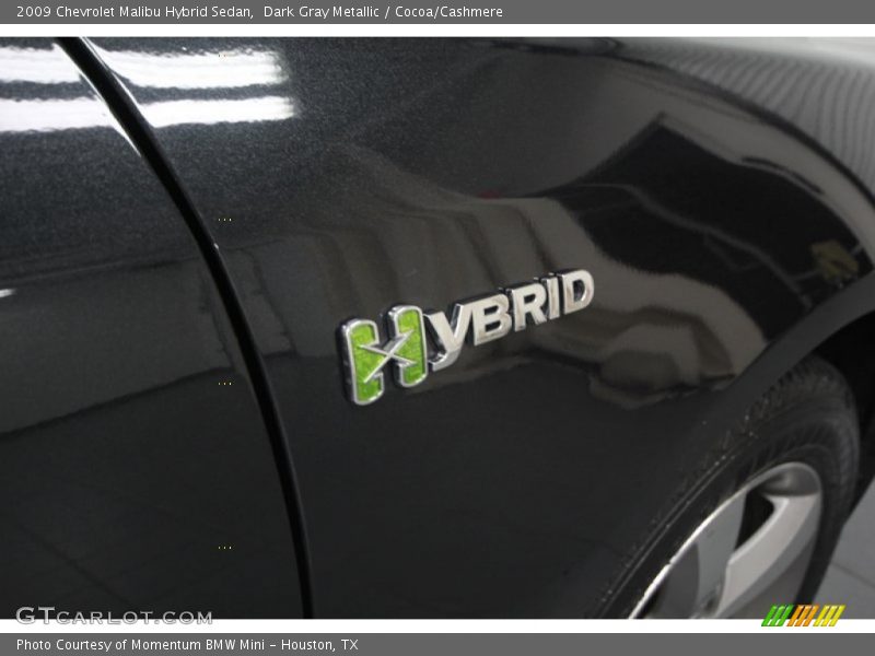 Dark Gray Metallic / Cocoa/Cashmere 2009 Chevrolet Malibu Hybrid Sedan