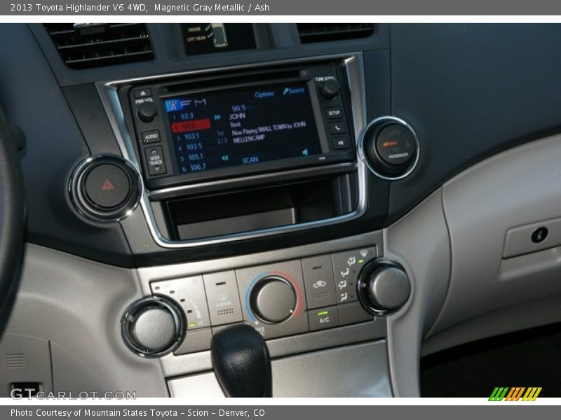 Magnetic Gray Metallic / Ash 2013 Toyota Highlander V6 4WD